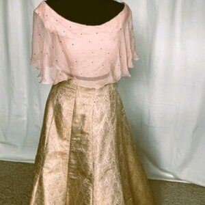 Pastel/Brocade Lehenga Set